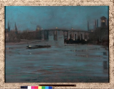 Nocturne, vieux pont de Battersea, Londres - Walter Greaves