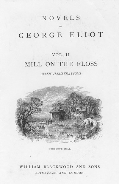 Page de titre de The Mill on the Floss par George Eliot - Walter James Allen