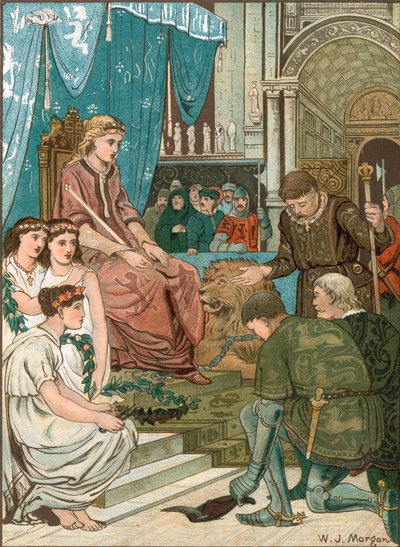 La Reine et les deux chevaliers - Walter Jenks Morgan
