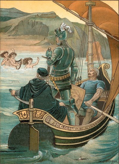 Ceci est le port de repos du travail troublé - Walter Jenks Morgan