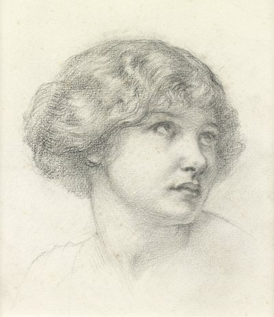 Tête de fille - Walter John (attr. to) Knewstub