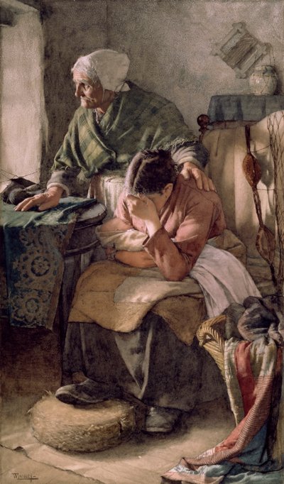 "Mais les hommes doivent travailler et les femmes doivent pleurer" - Walter Langley
