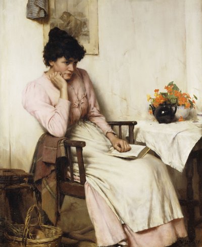 Pensées lointaines - Walter Langley