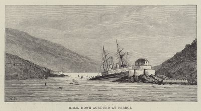 HMS Howe échoué à Ferrol - Walter Paget