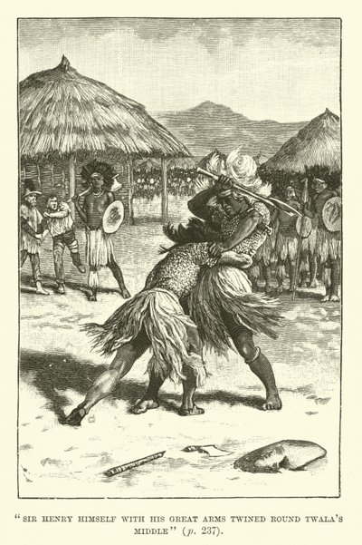 Illustration pour Les Mines du roi Salomon par H. Rider Haggard - Walter Paget