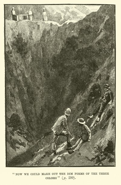 Illustration pour Les Mines du roi Salomon par H. Rider Haggard - Walter Paget