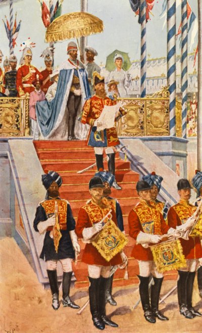 La reine proclamée impératrice des Indes - Walter Paget