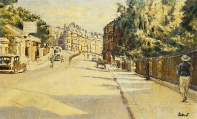Rue de Londres, Bath, en direction de Walcot, vers 1939 - Walter Richard Sickert