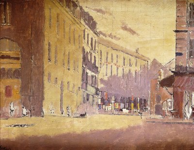 Rue à Dieppe - Walter Richard Sickert