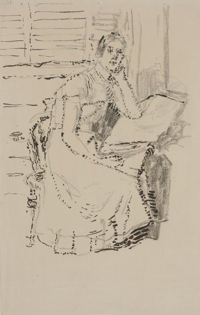 Figure assise - Walter Richard Sickert
