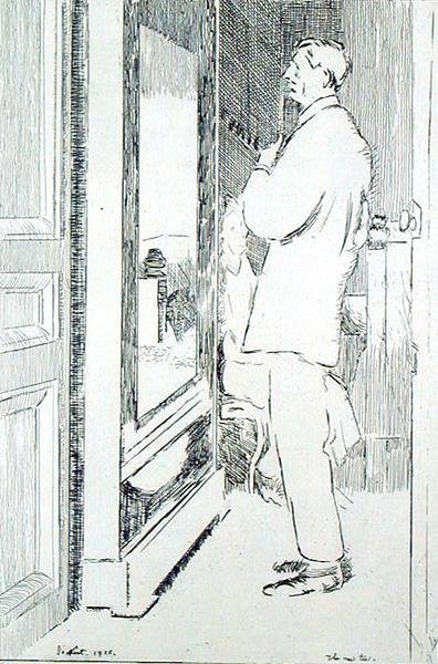 La Nouvelle Cravate - Walter Richard Sickert