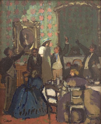 Le toast. Trelawny of the Wells" (Trelawny des puits) - Walter Richard Sickert