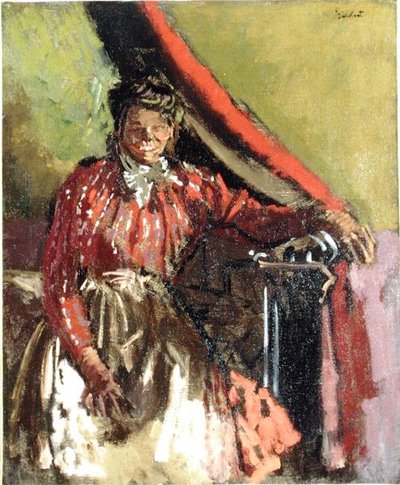 Femme assise sur un lit - Walter Richard Sickert