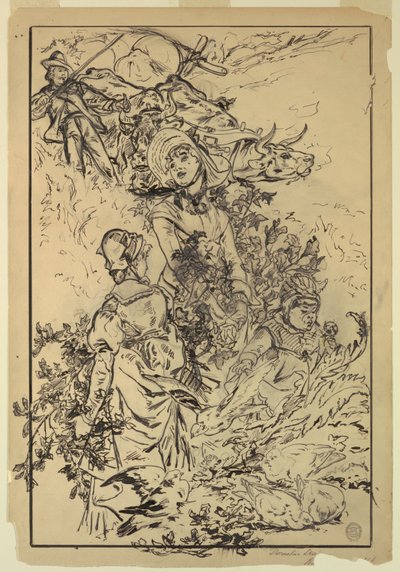 Dans les montagnes - Walter Shirlaw