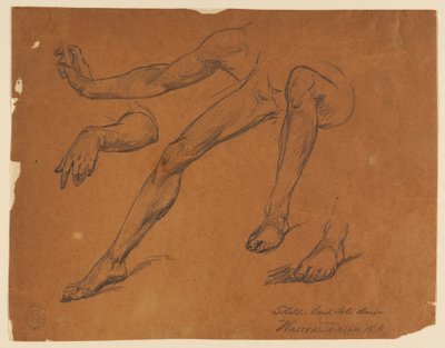 Esquisse pour le design de billet de banque - Walter Shirlaw
