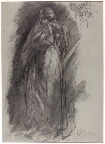 Figure debout - Walter Shirlaw