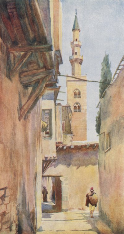 Damas : Minaret de Jésus - Walter Spencer Stanhope Tyrwhitt