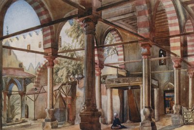 Intérieur de la Mosquée de Shakhoun, Le Caire - Walter Spencer Stanhope Tyrwhitt