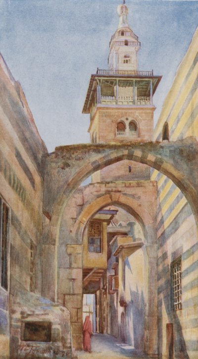 Minaret de la Mariée, Damas - Walter Spencer Stanhope Tyrwhitt
