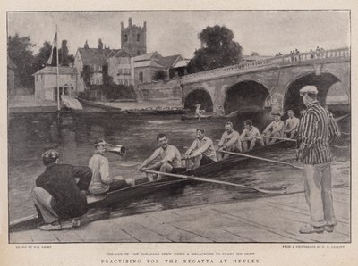 Entraînement pour la régate à Henley - Walter Stanley Paget