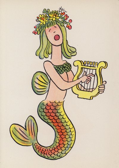 Figures des livres pour enfants : Sirène - Walter Trier