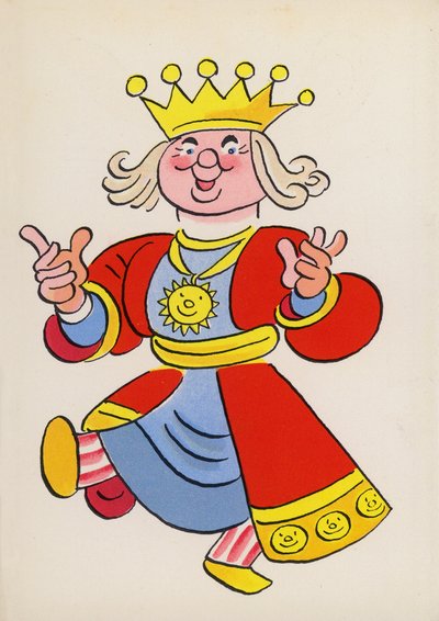 Figures des livres pour enfants : Vieux Roi Cole - Walter Trier