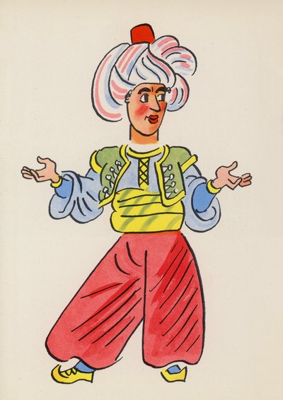 Figures des livres pour enfants : Sinbad le Marin - Walter Trier