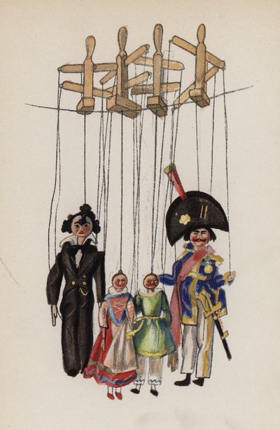 Vieux jouet peint par Walter Trier - Walter Trier
