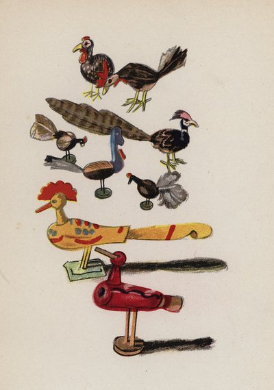 Ancien jouet peint par Walter Trier - Walter Trier