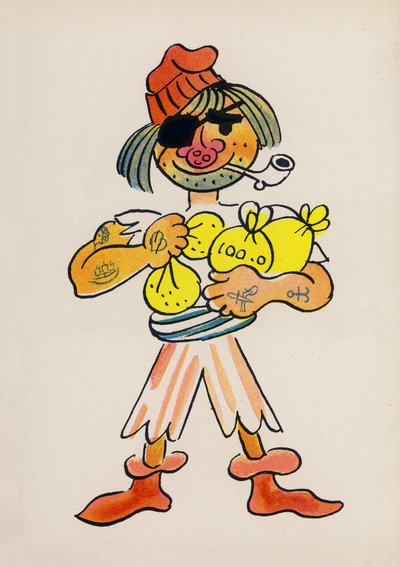Un des fous de Walter Trier - Walter Trier