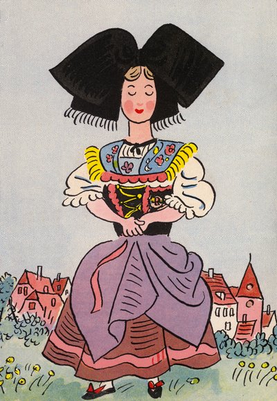 Les costumes fous de Walter Trier : Alsace, France - Walter Trier