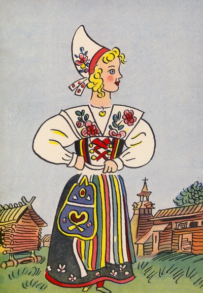 Les costumes fous de Walter Trier : Suède - Walter Trier
