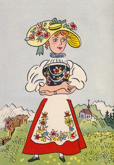 Les costumes fous de Walter Trier : Suisse - Walter Trier