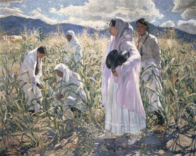 Maïs indien, Taos - Walter Ufer
