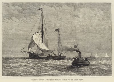 Départ du yacht arctique Kara pour rechercher M. Leigh Smith - Walter William May