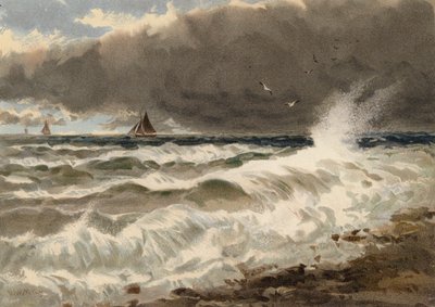 Étude de la mer sur la côte française - Walter William May