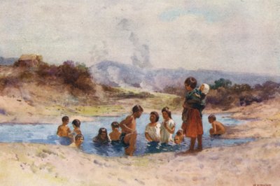 Nouvelle-Zélande : Dans une piscine chaude - Walter Wright