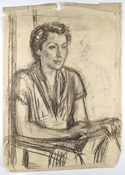 Étude de portrait de Frauke Lauterbach - Walther Gamerith