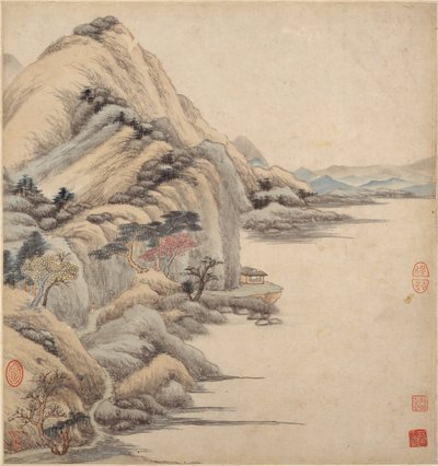 Paysages dans le style des anciens maîtres, 17ème siècle - Wang Jian