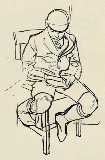 Garçon lisant, c1900 - Warwick Reynolds