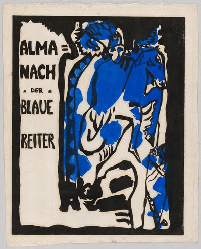 Holzschnitt für den Almanach "Der Blaue Reiter" - Wassily Kandinsky