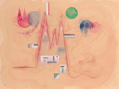 Zickzack en entourage mou, 1933 - Wassily Kandinsky