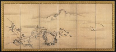 Huit vues des rivières Xiao et Xiang - Watanabe Shiko