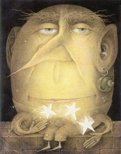 Catch a Falling Star (crayon et crayon de couleur sur papier) - Wayne Anderson