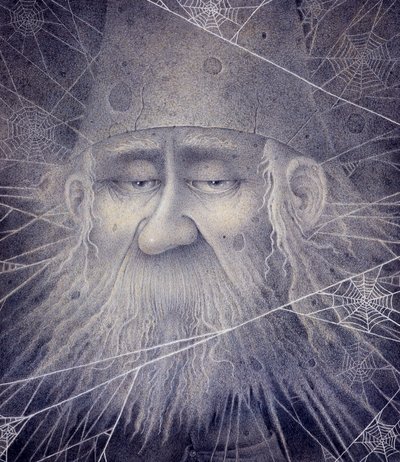 Merlin transformé en pierre, 2000 (techniques mixtes) - Wayne Anderson