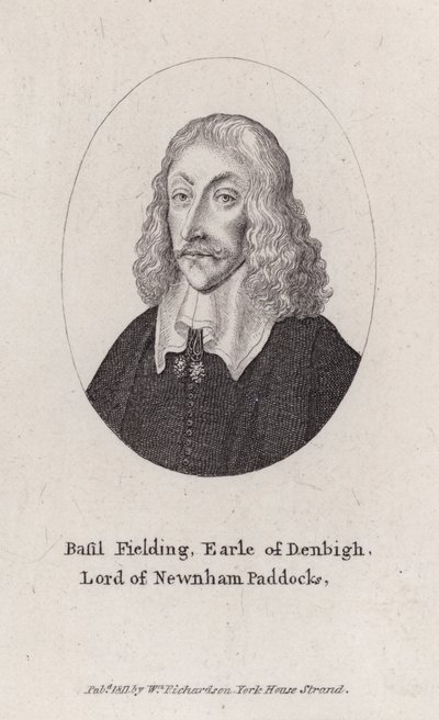 Basil Feilding, 2e comte de Denbigh, diplomate, politicien et soldat parlementaire anglais pendant la guerre civile - Wenceslaus (after) Hollar