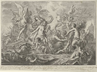 Allégorie sur la Paix de Westphalie, 1648 - Wenceslaus Hollar