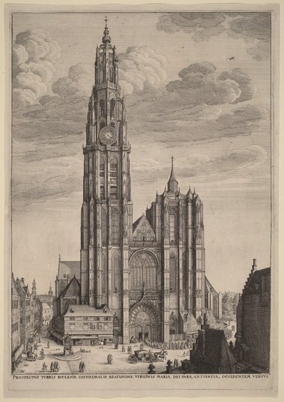 Cathédrale d’Anvers - Wenceslaus Hollar