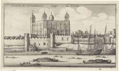 Vue sur la Tour de Londres - Wenceslaus Hollar