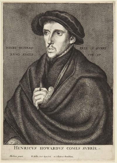 Henry Howard, comte de Surrey - Wenceslaus Hollar